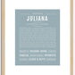 Juliana | Name Art Print