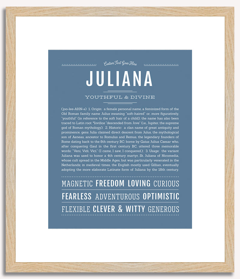 Juliana | Name Art Print