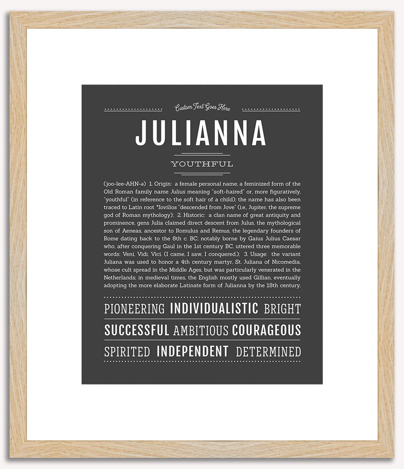 Julianna | Name Art Print