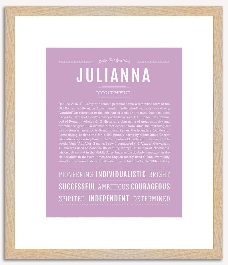 Julianna | Name Art Print