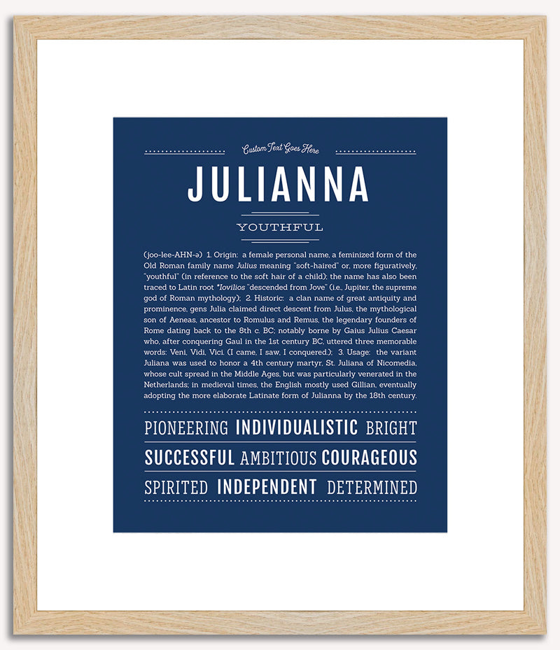 Julianna | Name Art Print