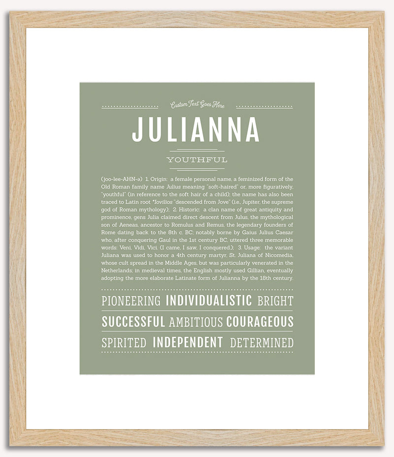 Julianna | Name Art Print