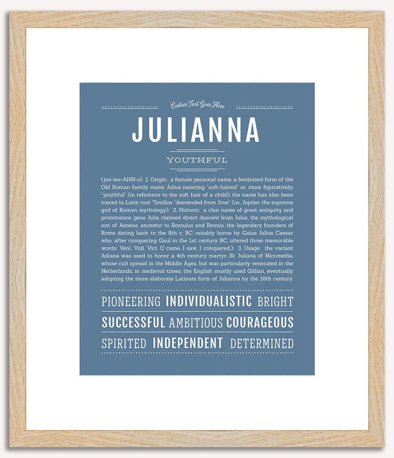 Julianna | Name Art Print