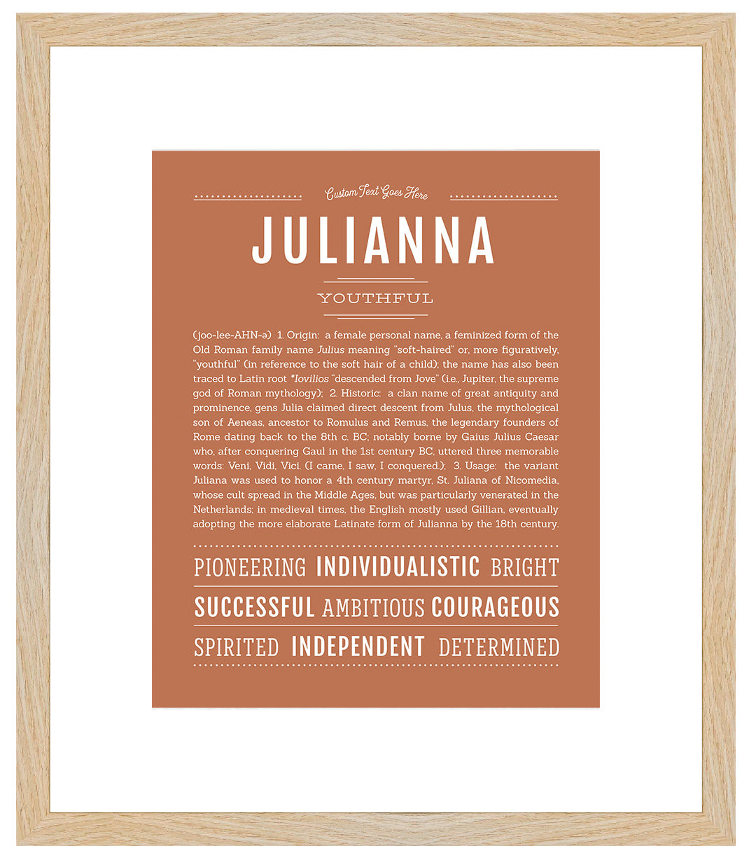 Julianna | Name Art Print