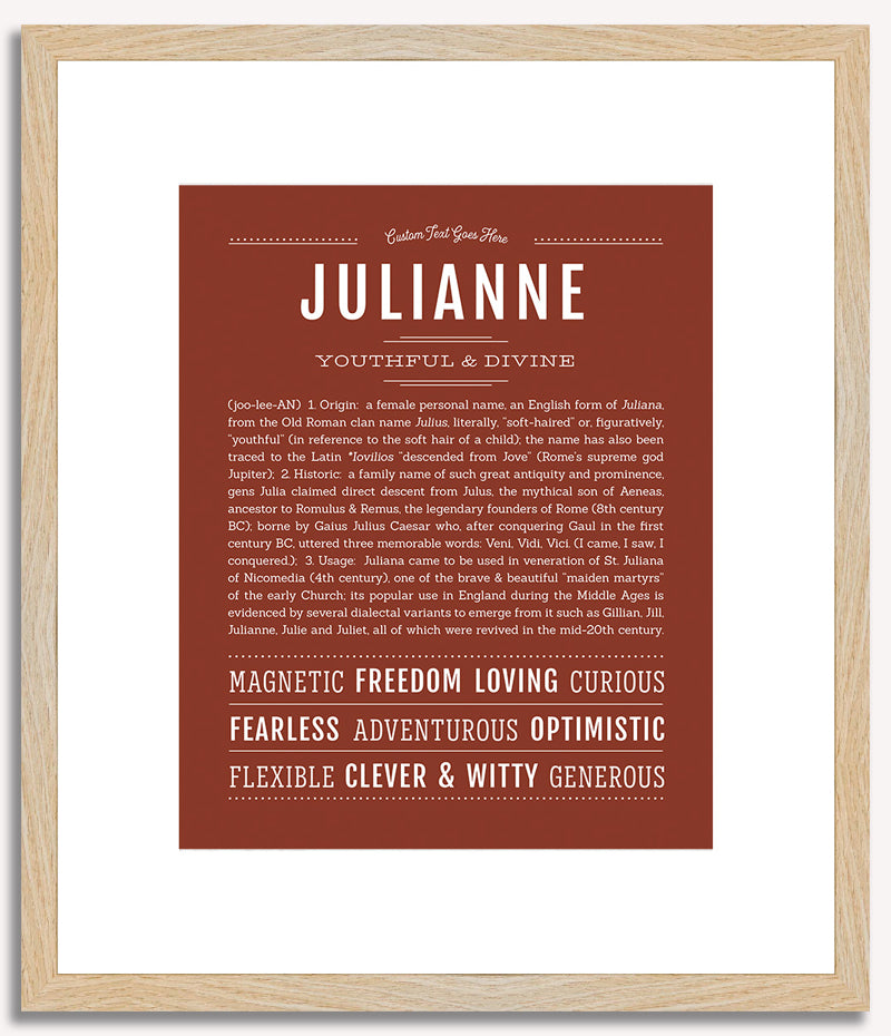 Julianne | Name Art Print