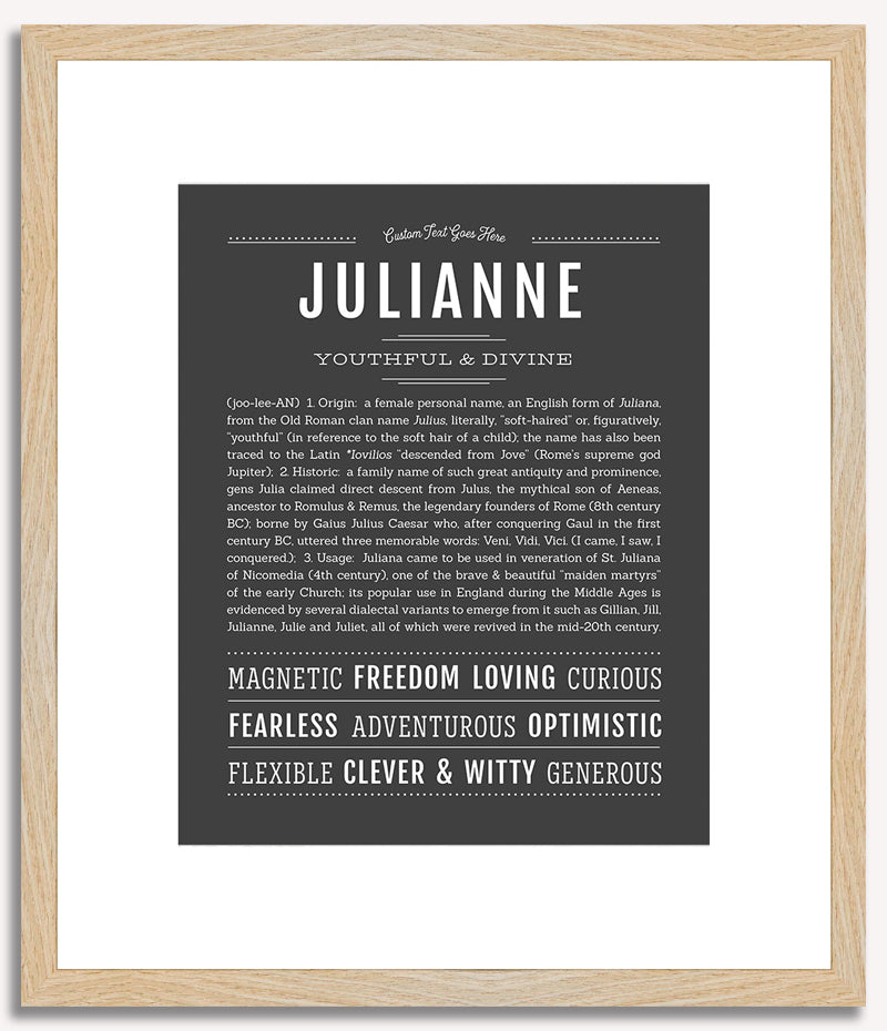 Julianne | Name Art Print