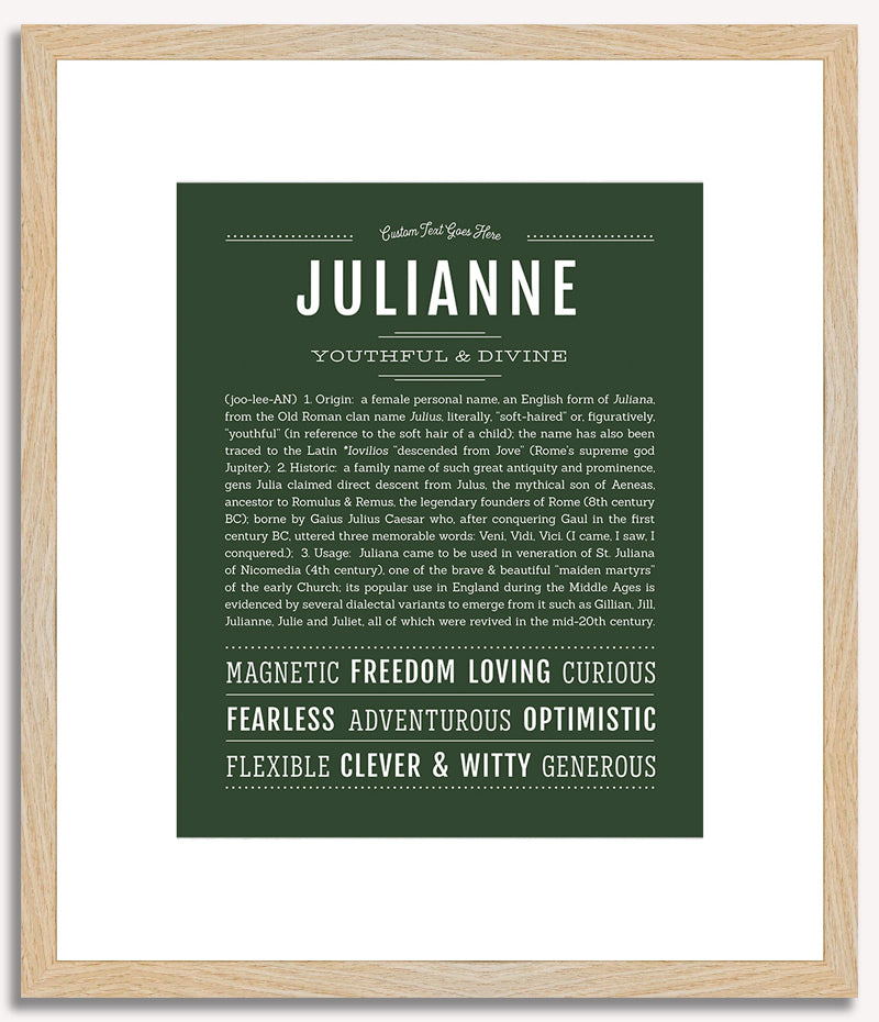 Julianne | Name Art Print