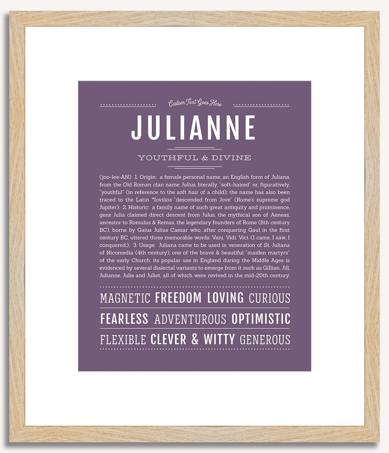 Julianne | Name Art Print