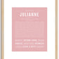 Julianne | Name Art Print