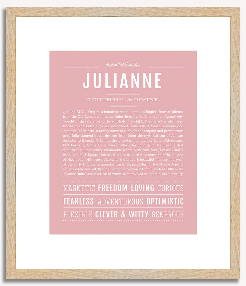 Julianne | Name Art Print