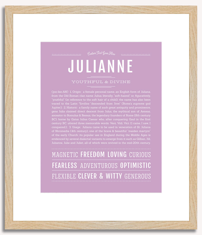 Julianne | Name Art Print