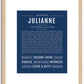 Julianne | Name Art Print