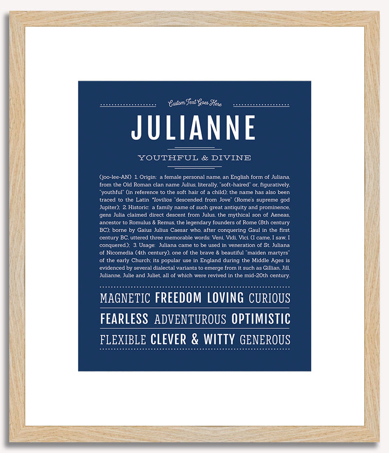 Julianne | Name Art Print