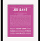 Frame Options | Dark Pink | Black Frame, Matted