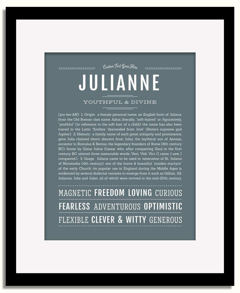 Frame Options | Night Rendezvous | Black Frame, Matted