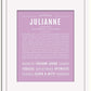 Frame Options | Lilac | White Frame, Matted