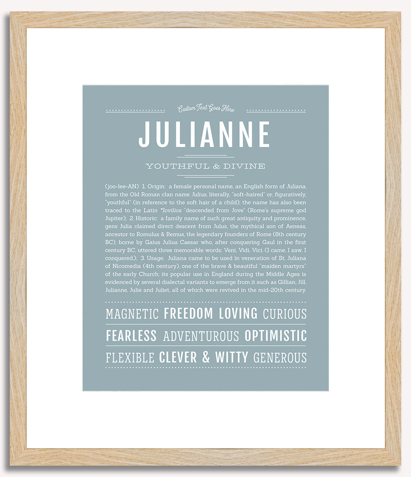 Julianne | Name Art Print