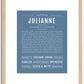 Julianne | Name Art Print