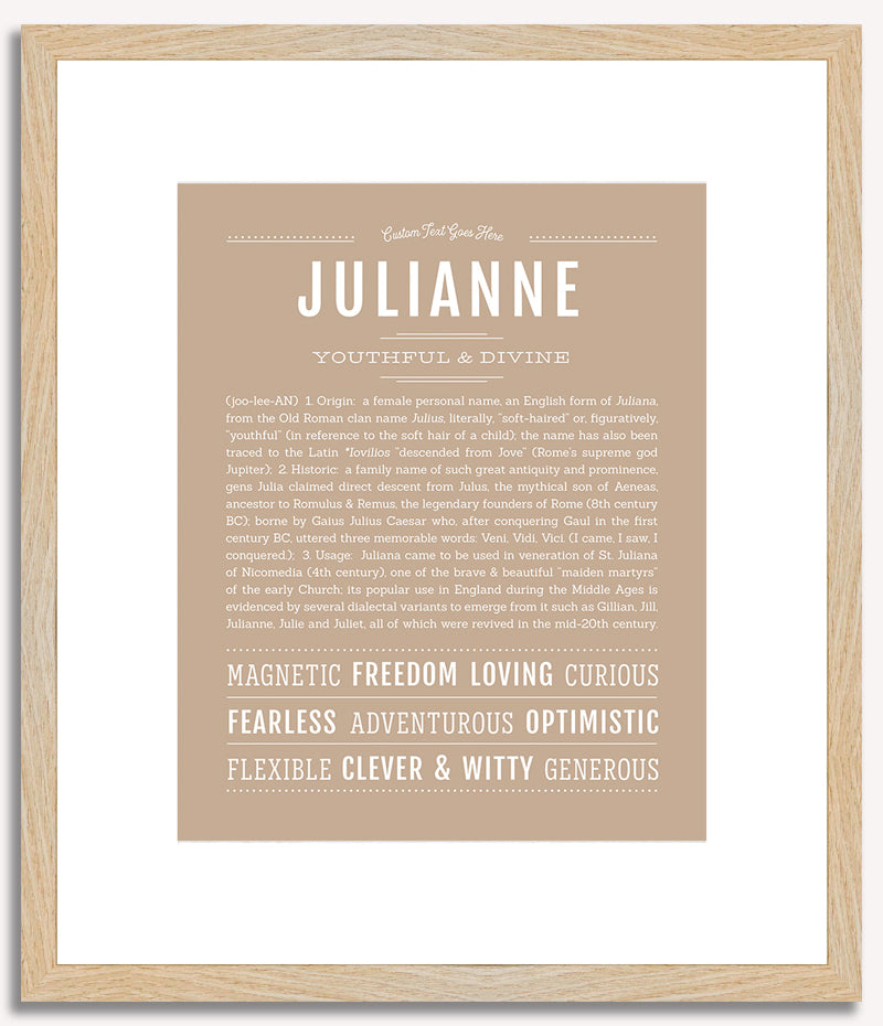 Julianne | Name Art Print