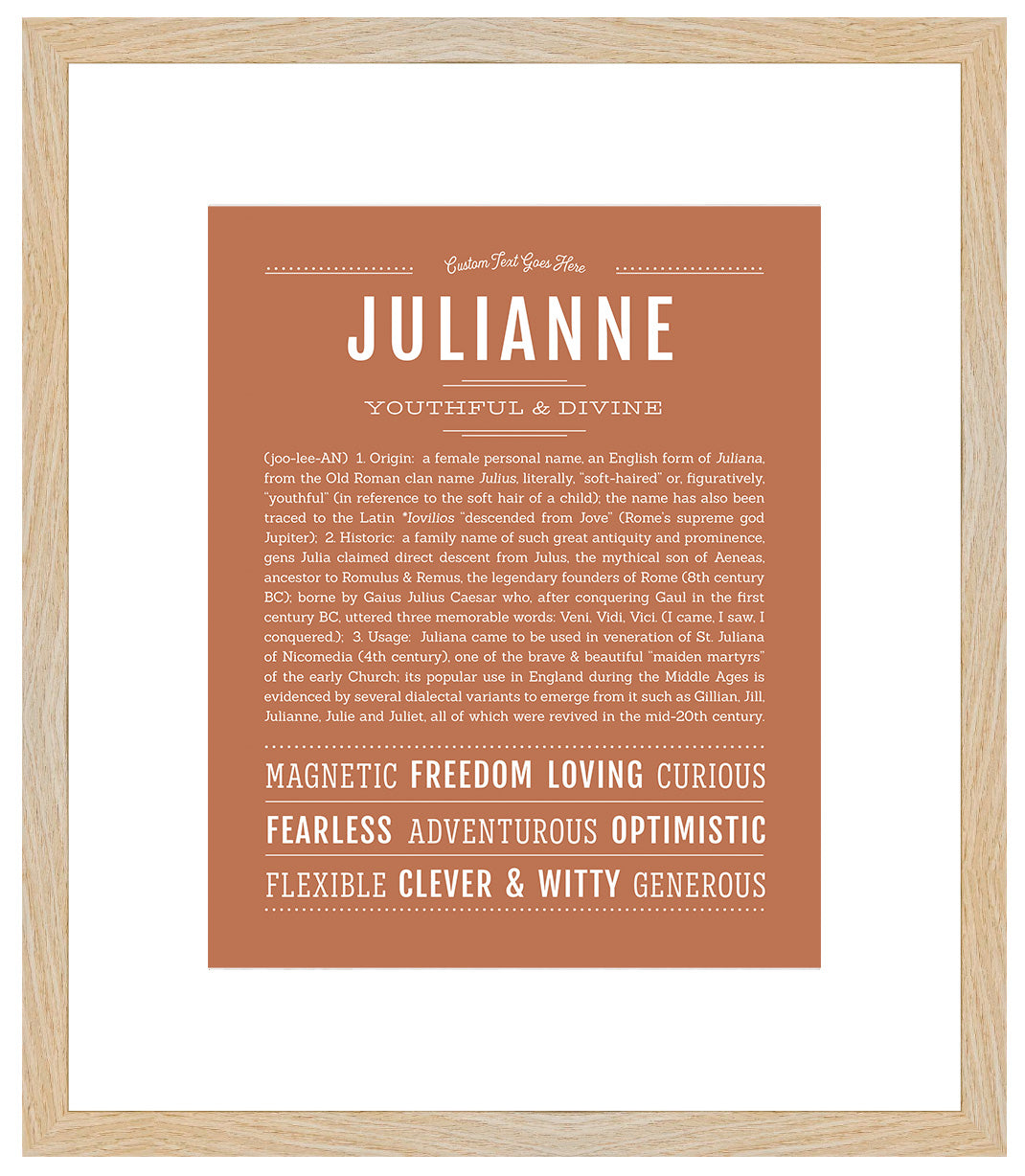 Julianne | Name Art Print