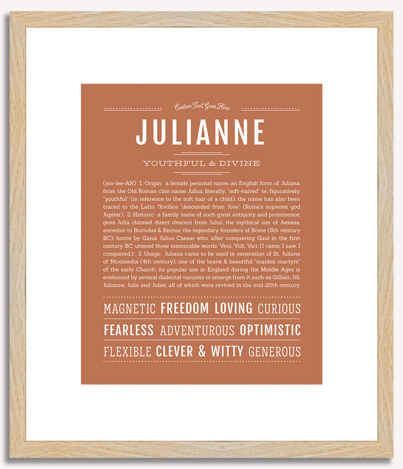 Julianne | Name Art Print