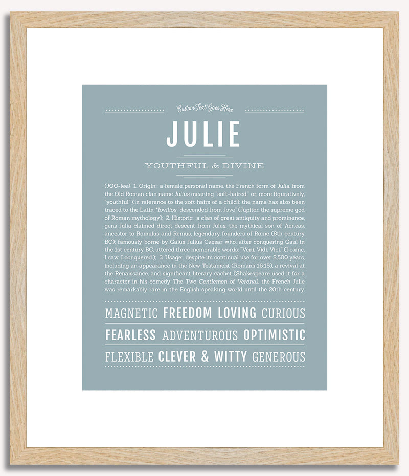 Julie | Name Art Print