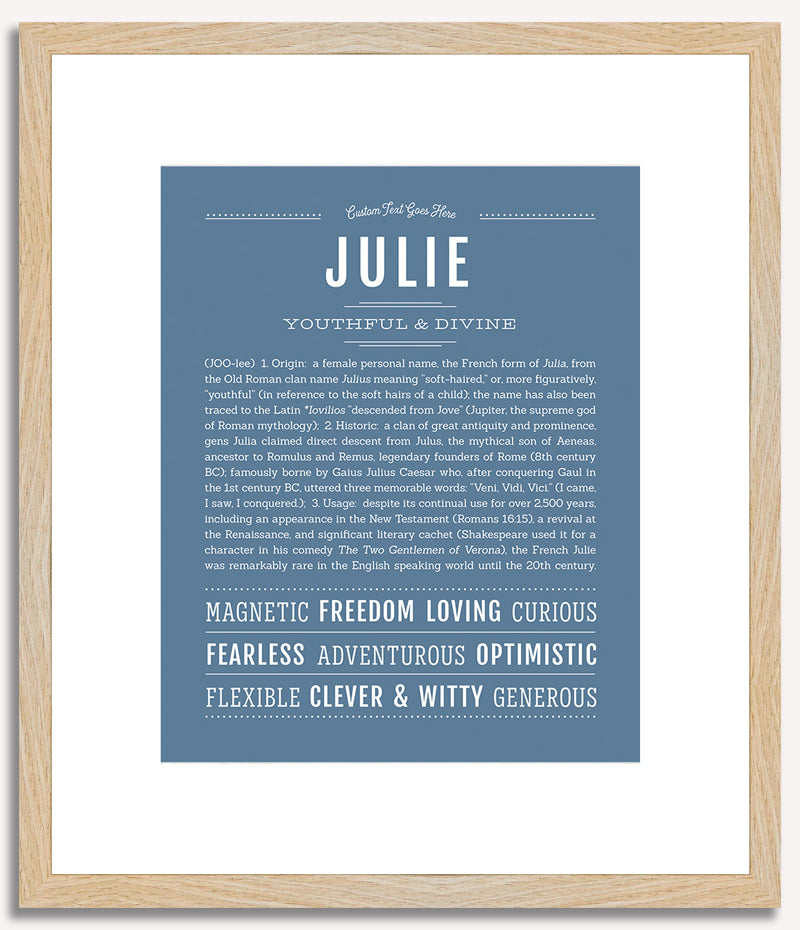 Julie | Name Art Print