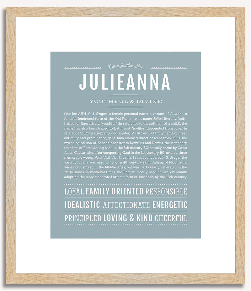 Julieanna | Name Art Print