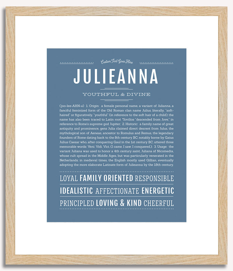 Julieanna | Name Art Print