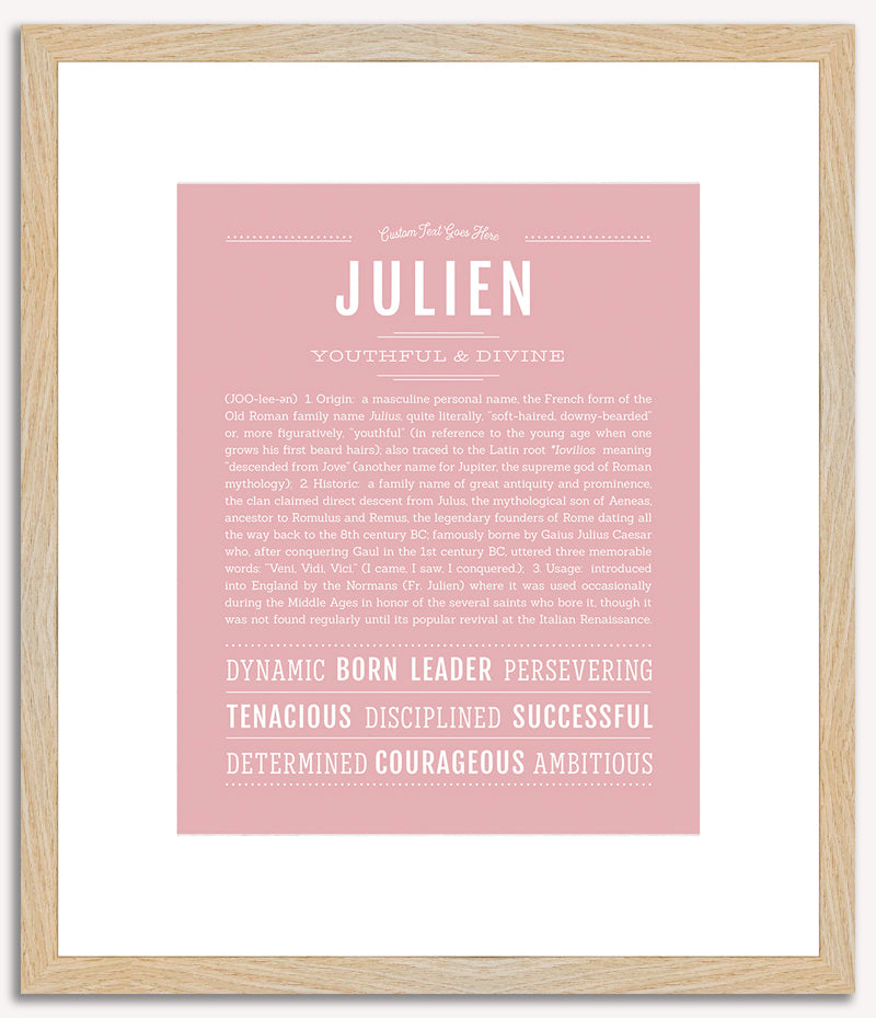 Julien | Name Art Print