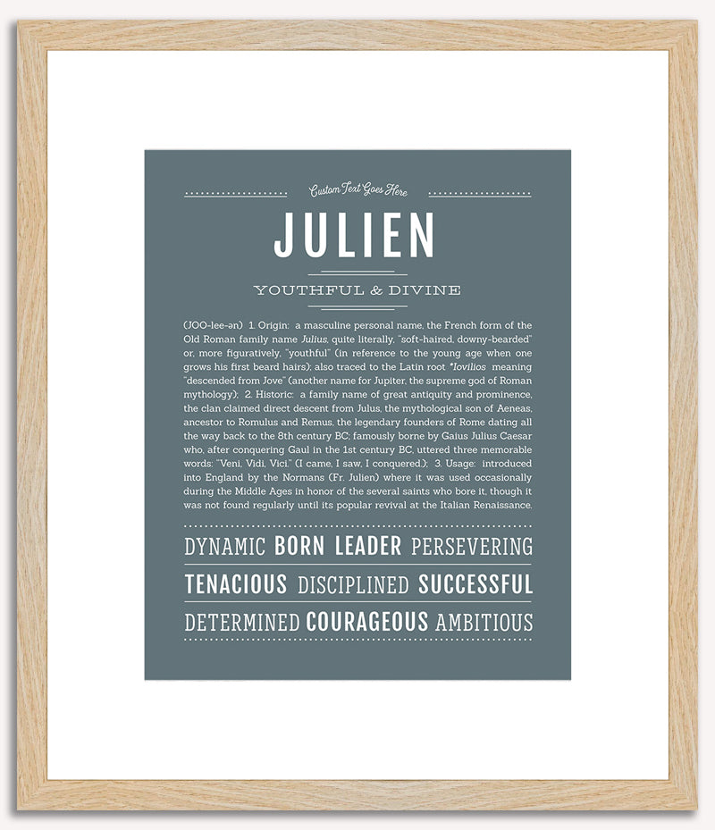 Julien | Name Art Print