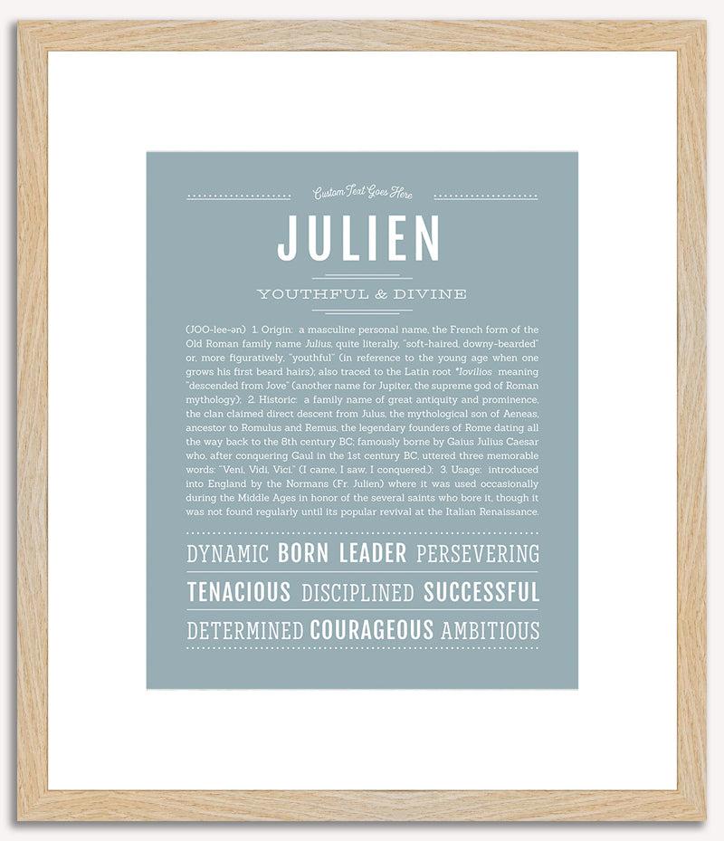 Julien | Name Art Print