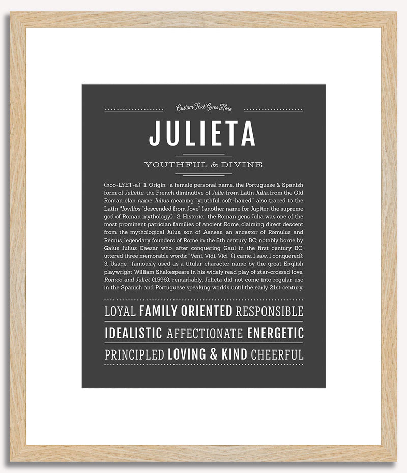 Julieta | Name Art Print