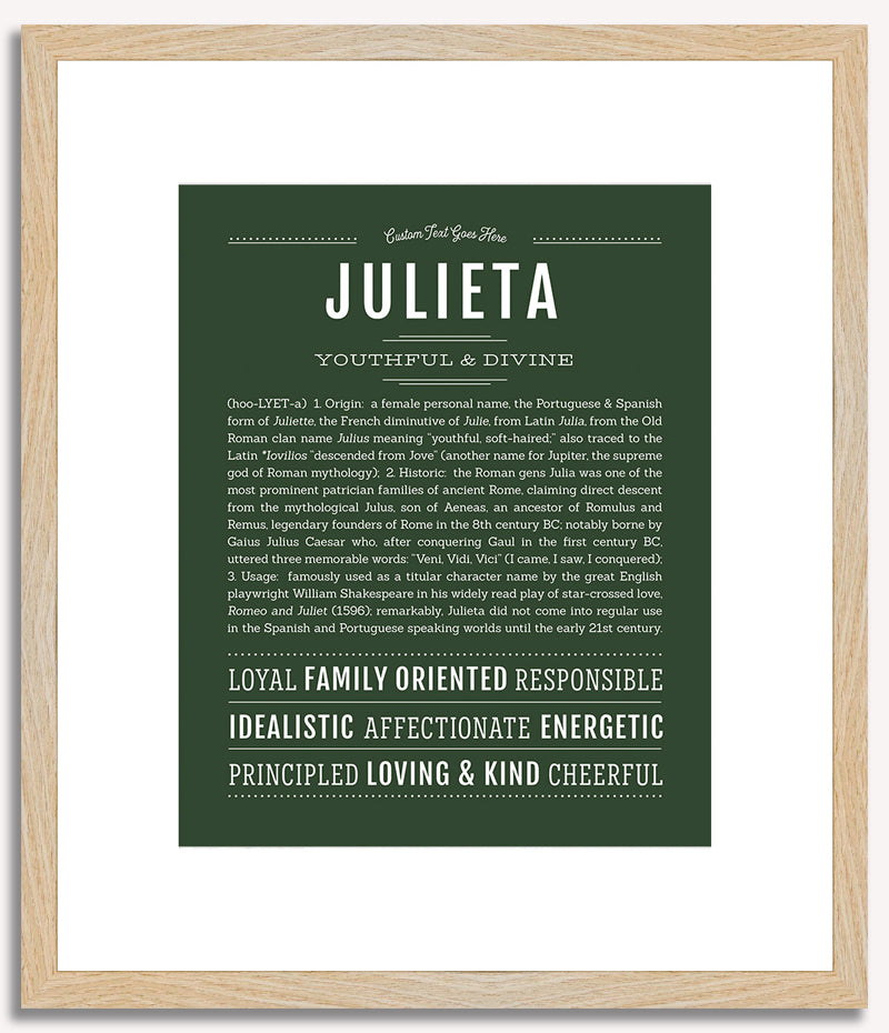 Julieta | Name Art Print