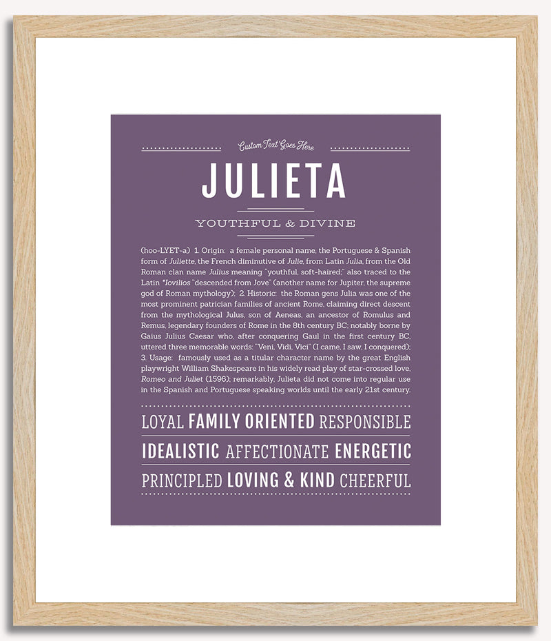 Julieta | Name Art Print