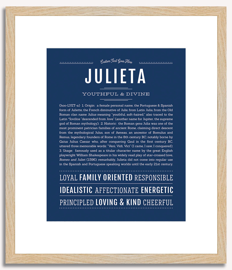 Julieta | Name Art Print