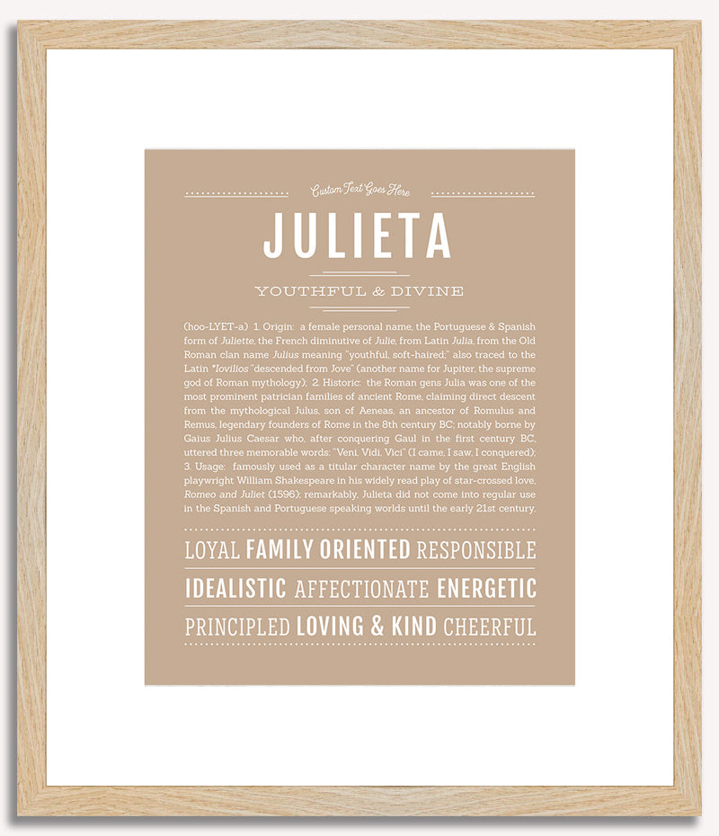 Julieta | Name Art Print