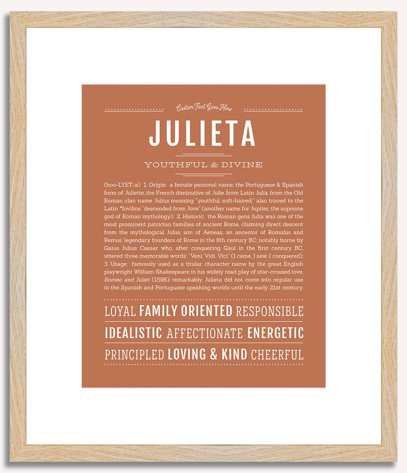 Julieta | Name Art Print