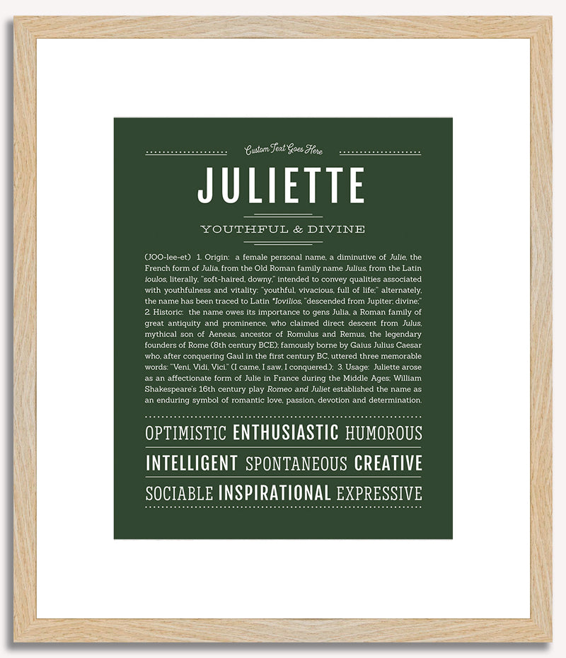 Juliette | Name Art Print