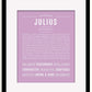 Frame Options | Lilac | Black Frame, Matted