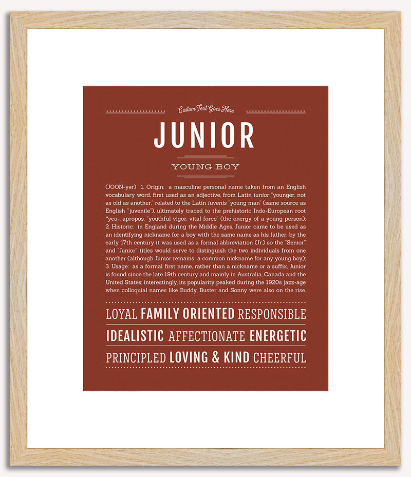 Junior | Name Art Print