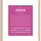 Junior | Name Art Print