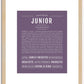 Junior | Name Art Print