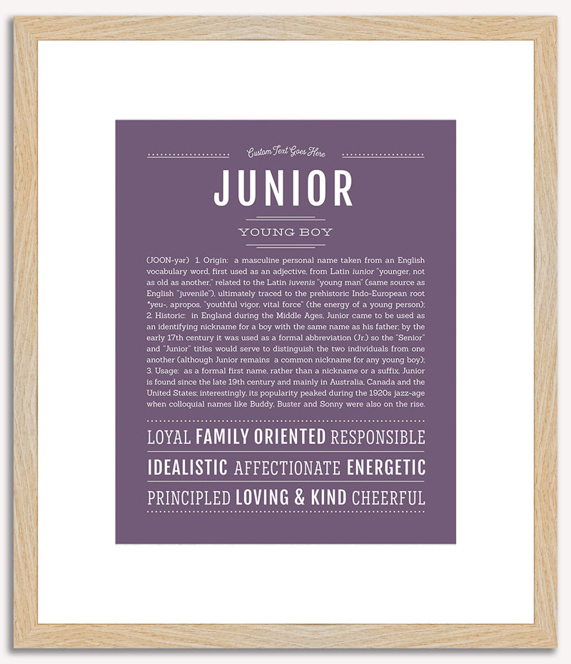 Junior | Name Art Print