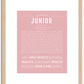 Junior | Name Art Print