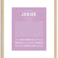 Junior | Name Art Print