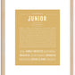 Junior | Name Art Print