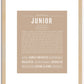 Junior | Name Art Print