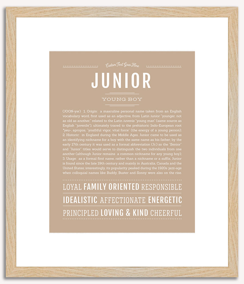 Junior | Name Art Print