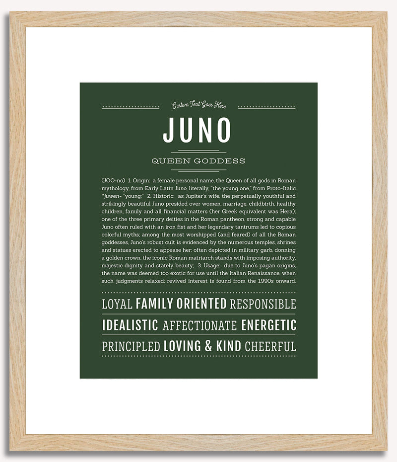 Juno | Name Art Print